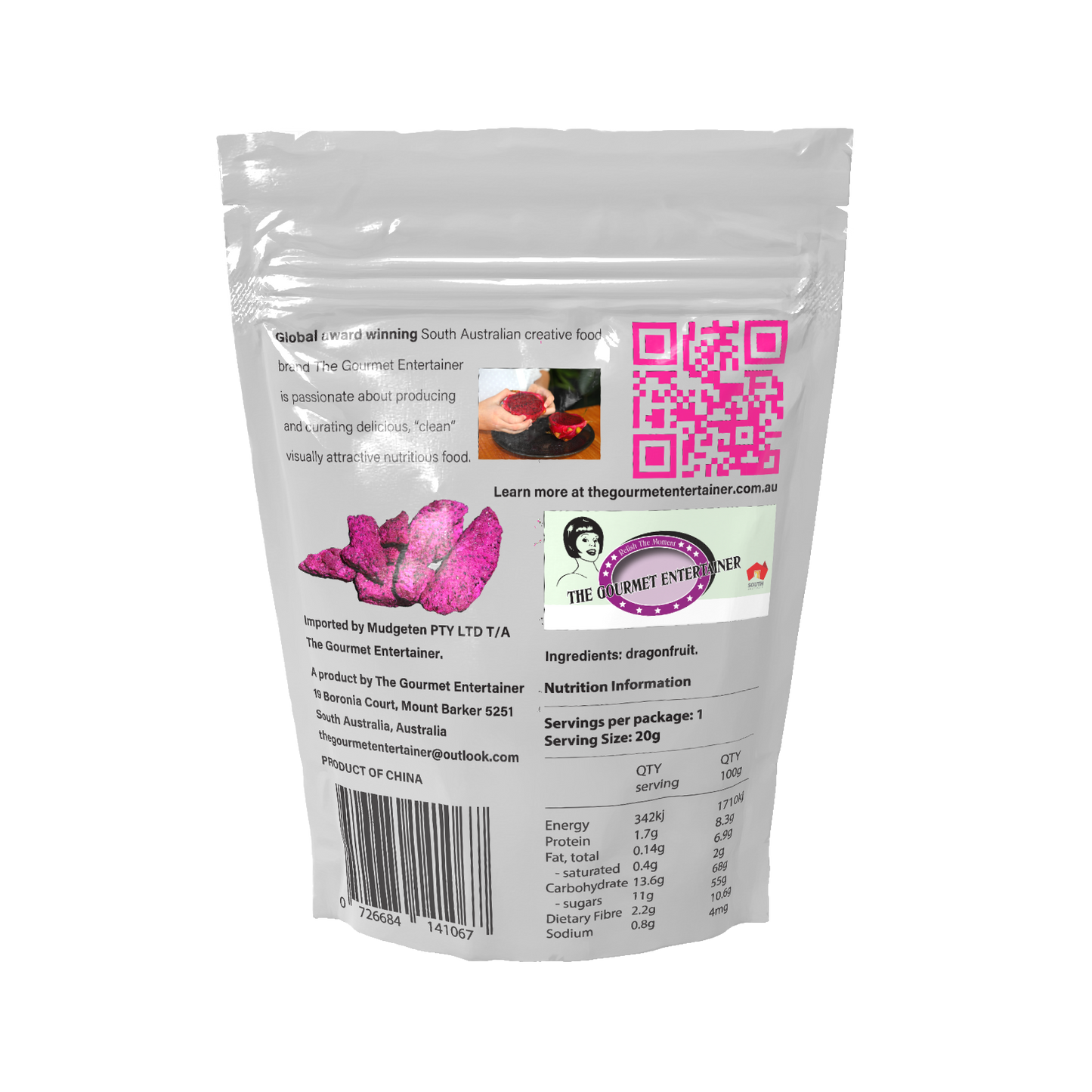 The Gourmet Entertainer Bulk Freeze Dried Fruit x12