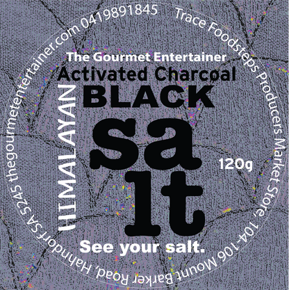 Black Himalayan Salt 120g Shaker