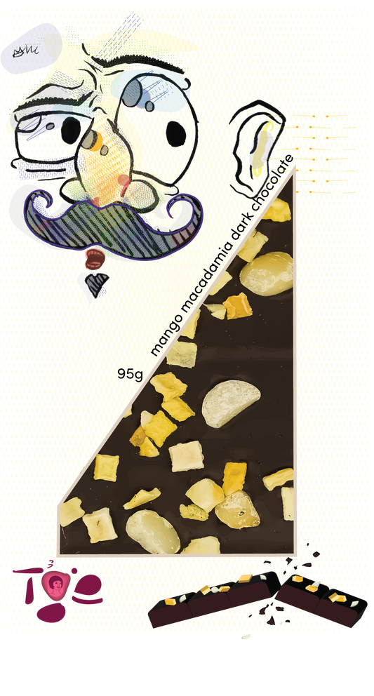 TGE Chocolate (Vegan, Dark) Mango macadamia 95g